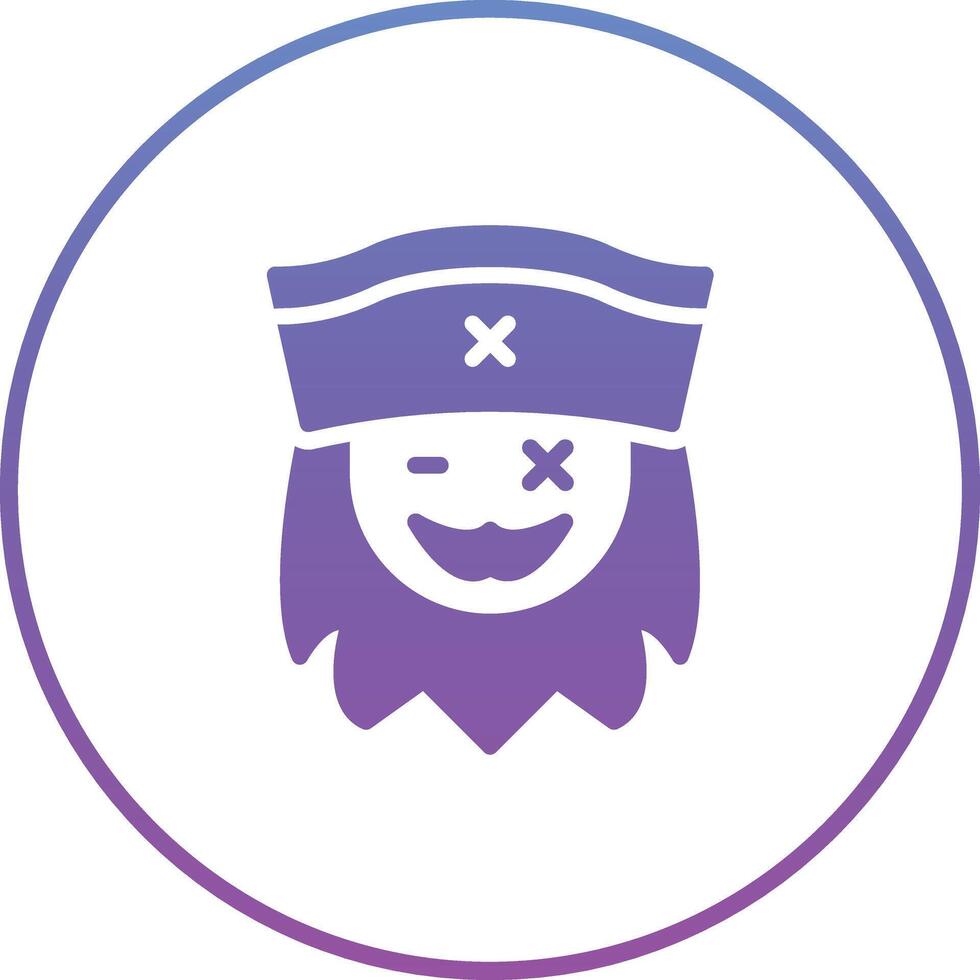 Pirate Beard Vector Icon