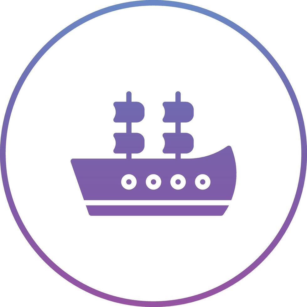 Galleon Vector Icon