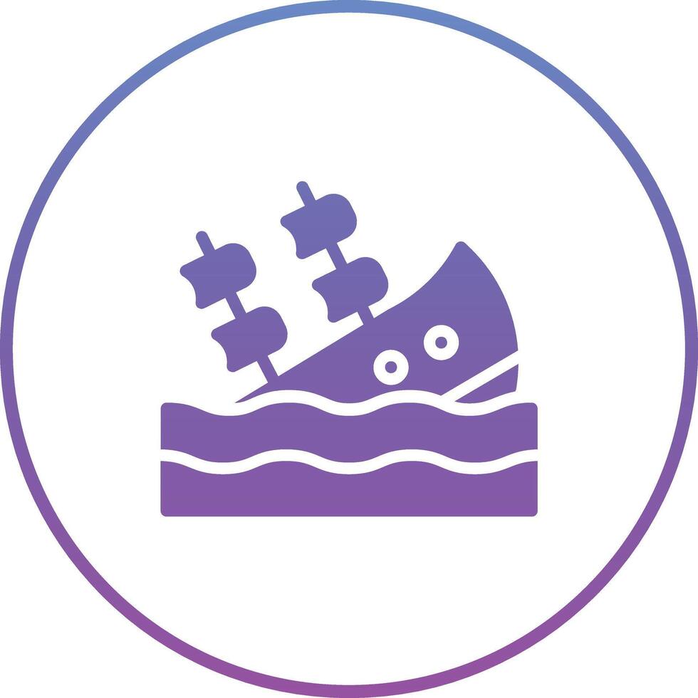 Shipwreck Vector Icon