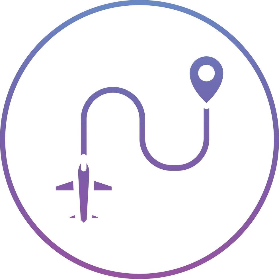 Flight Directions Vector Icon