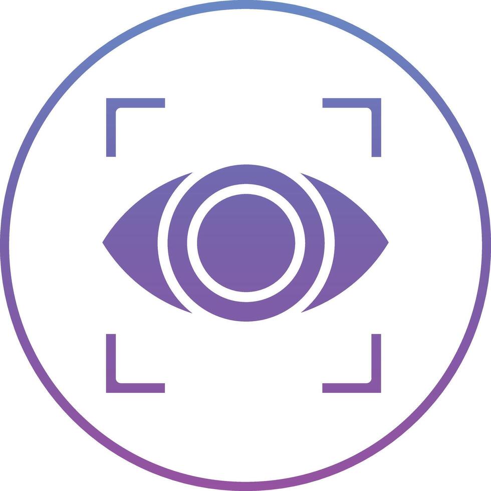 Eye Scanner Vector Icon