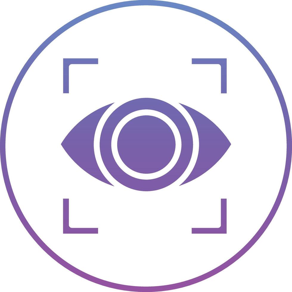 Eye Scanner Vector Icon