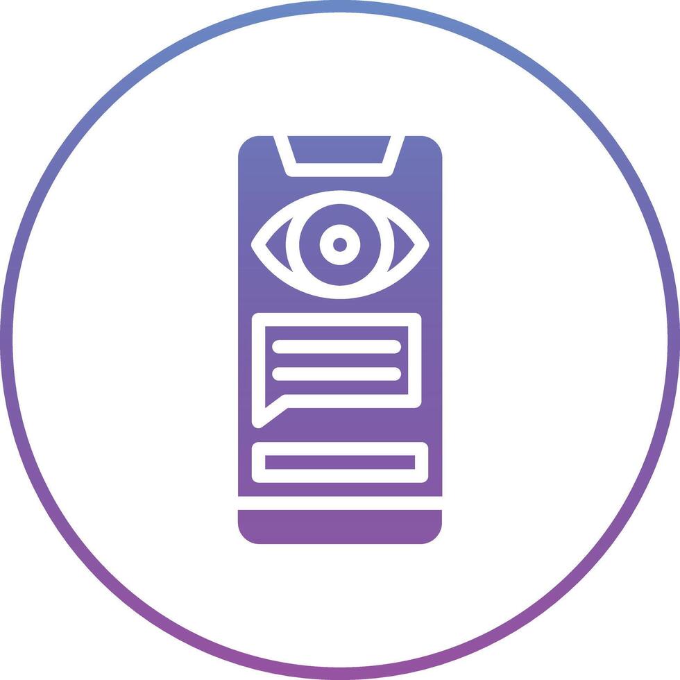 Chat Spyware Vector Icon
