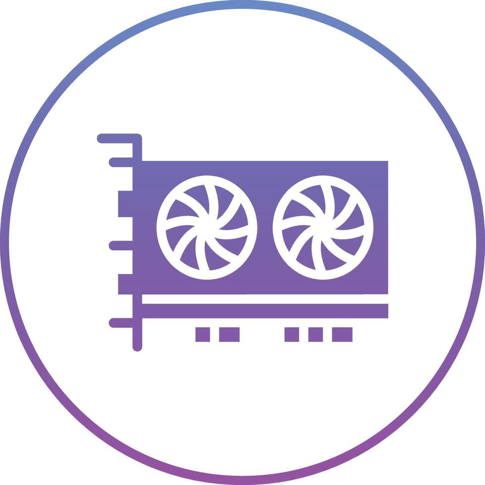Graphics Card Vector Icon