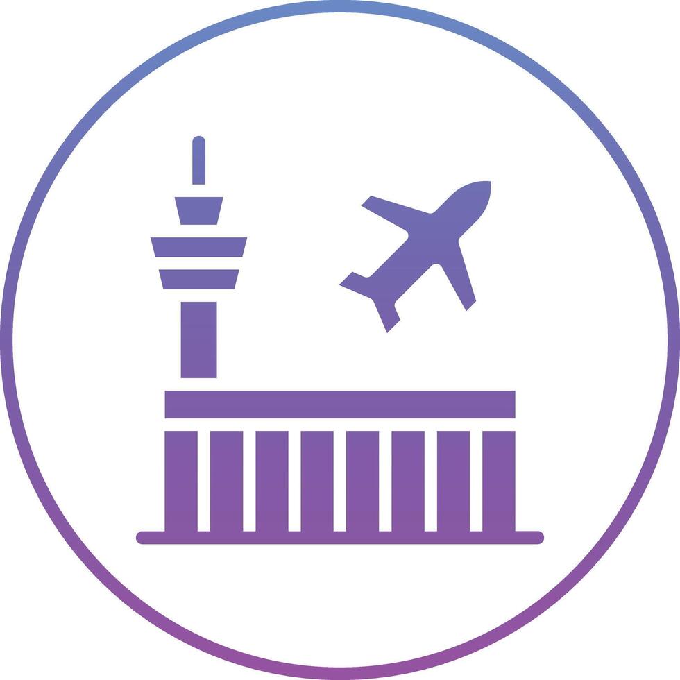 icono de vector de aeropuerto