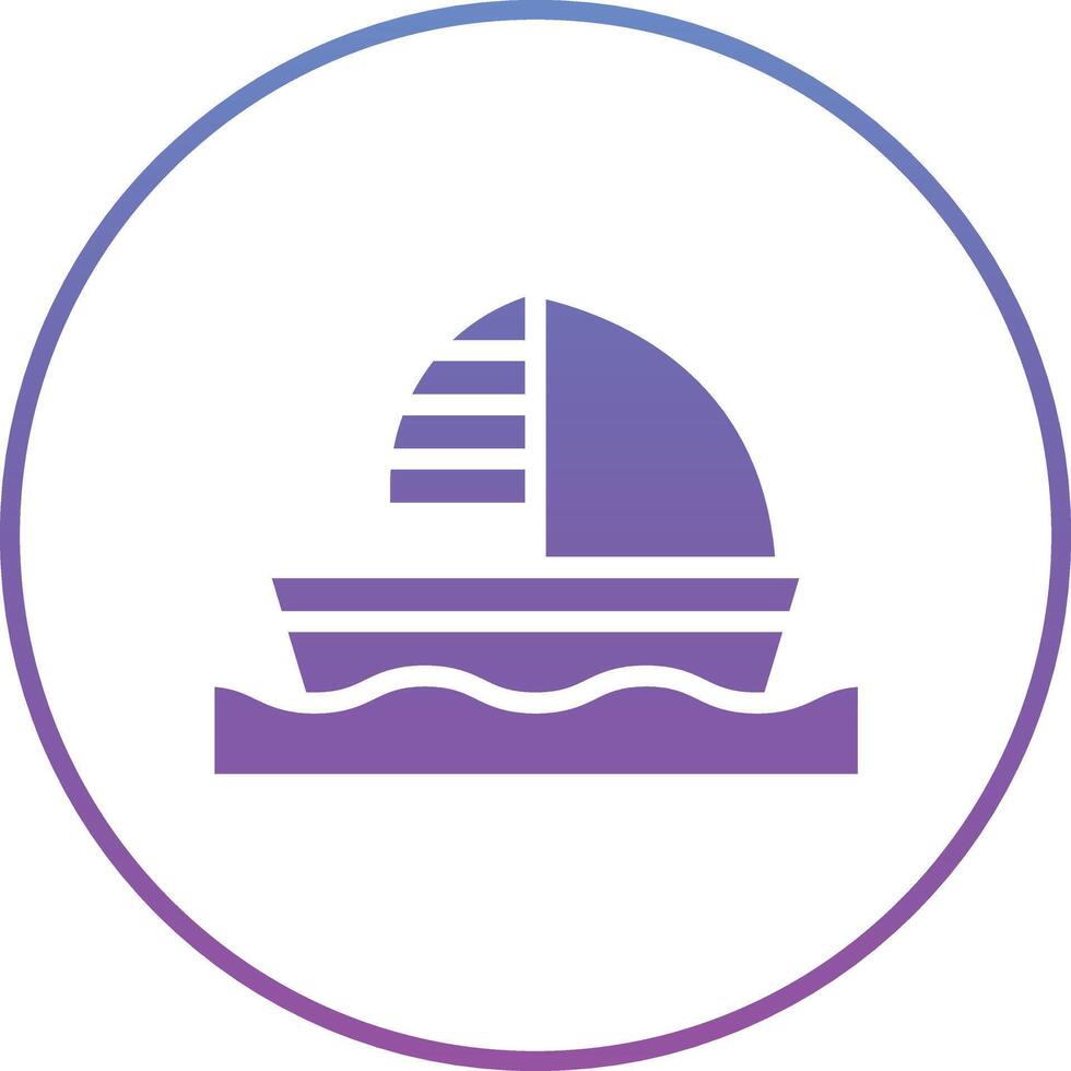 Dinghy Vector Icon