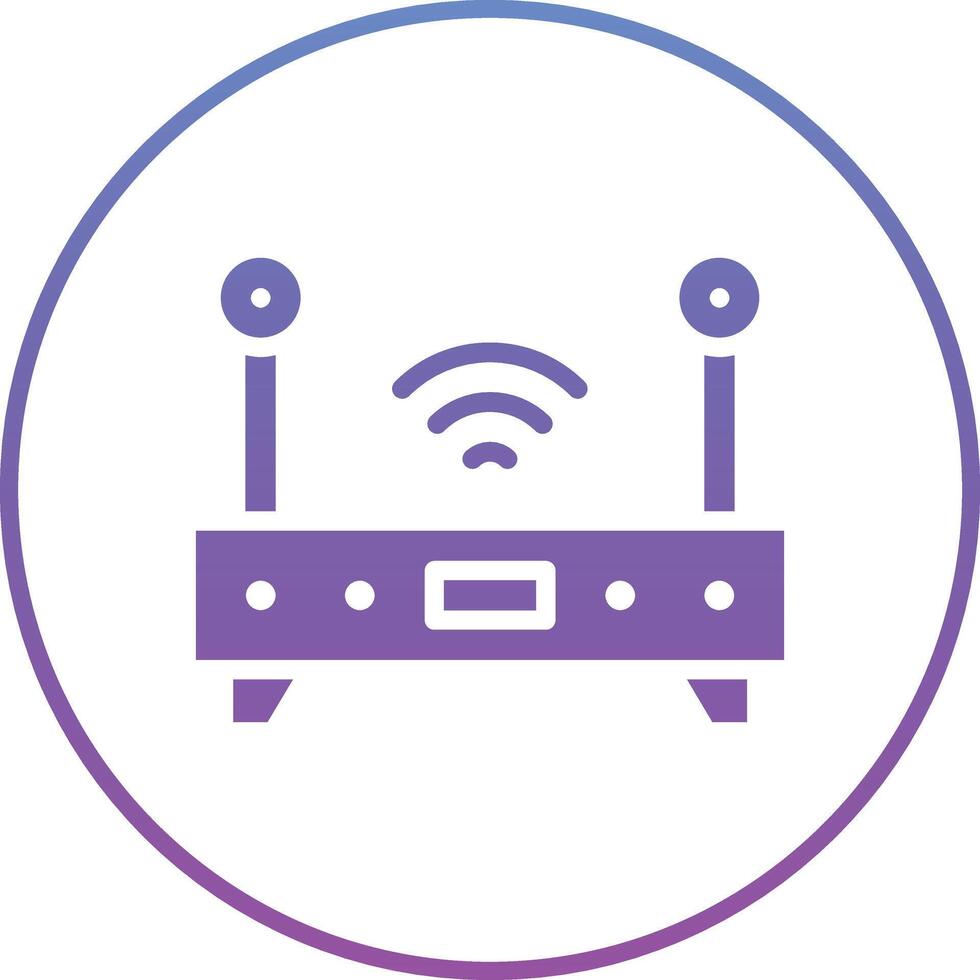 Wifi Router Vector Icon