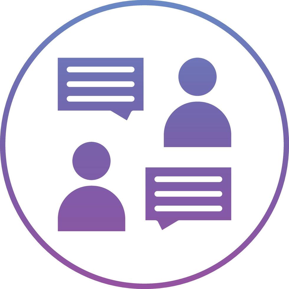 Interview Vector Icon