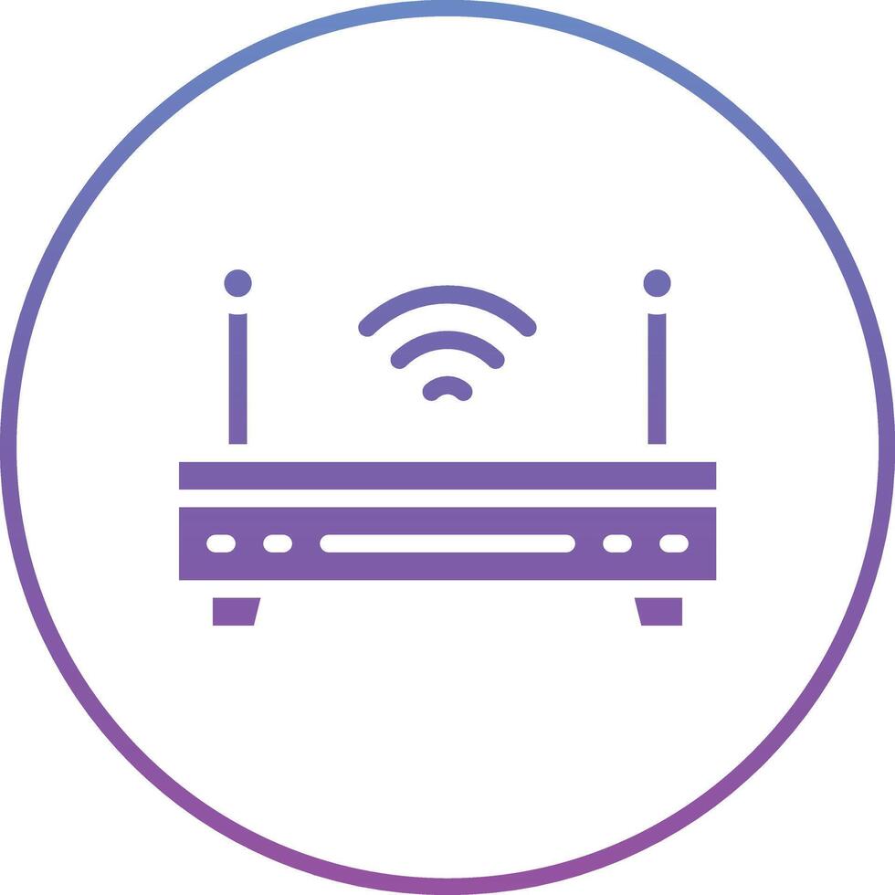 Wireless Router Vector Icon