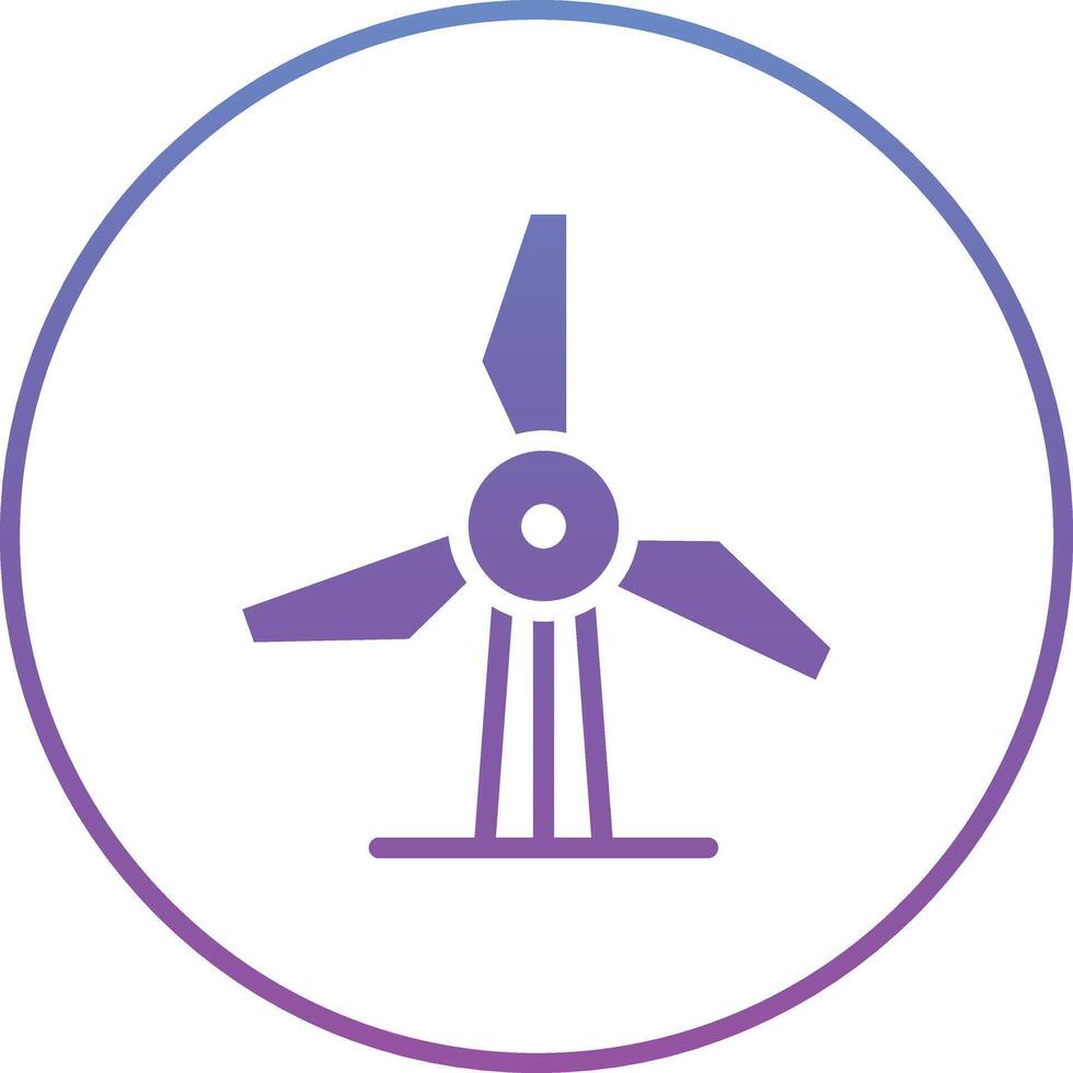 Windmill Vector Icon