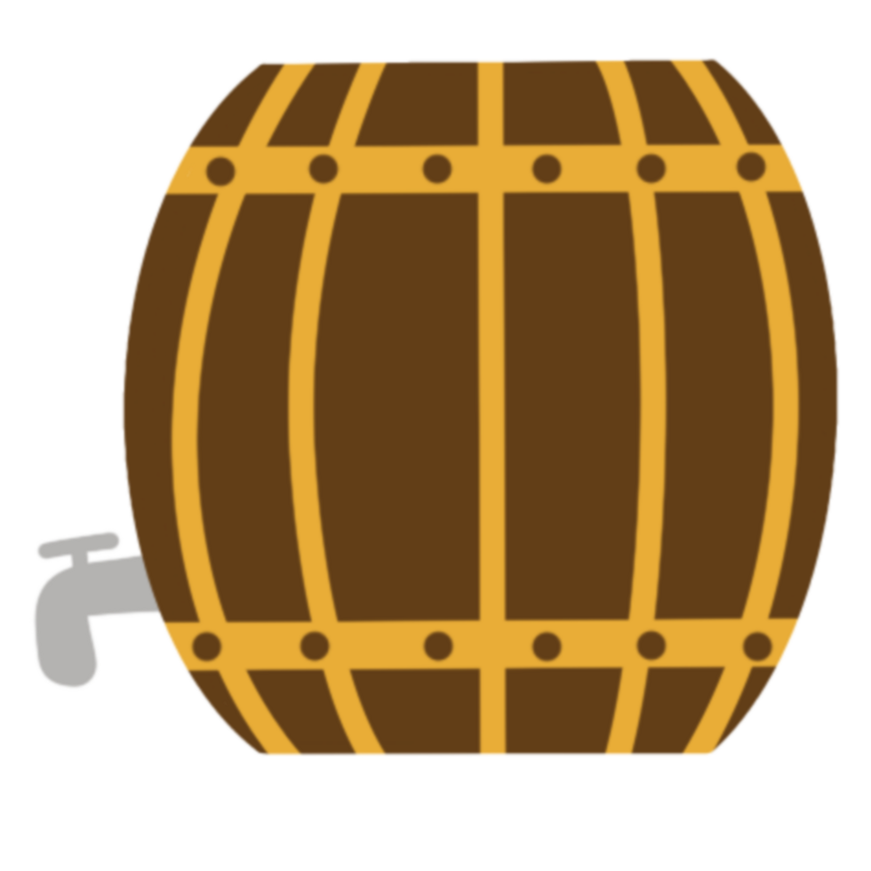 water barrel and tap png