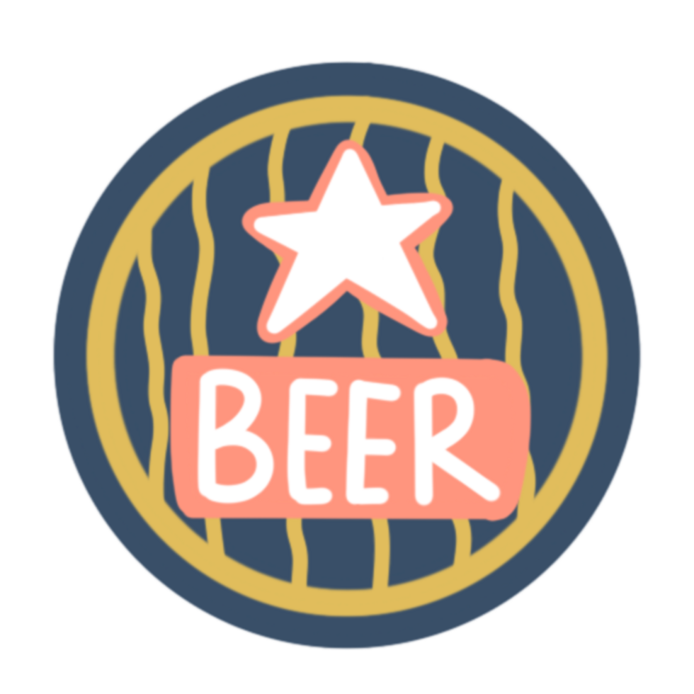 Icon of beer illustration png