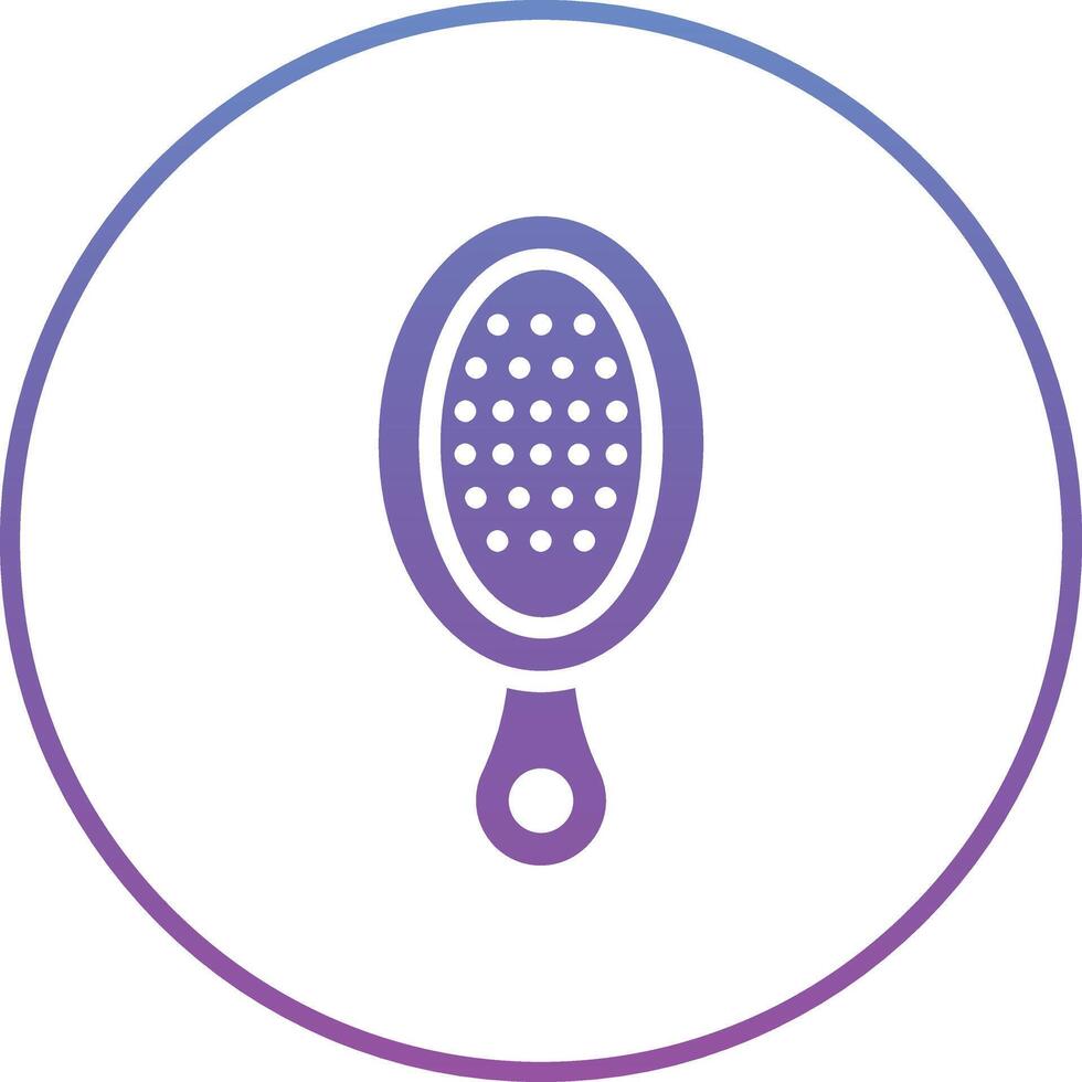 Hair Brush Vector Icon