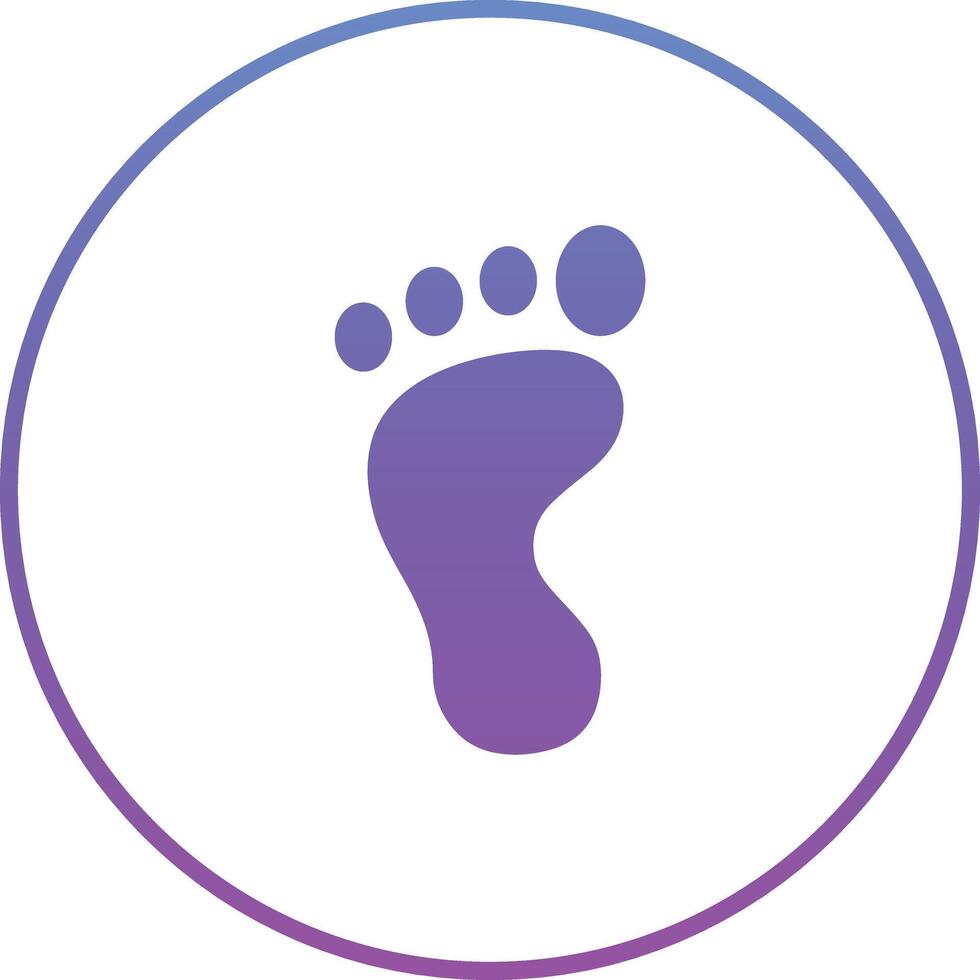 Footprint Vector Icon