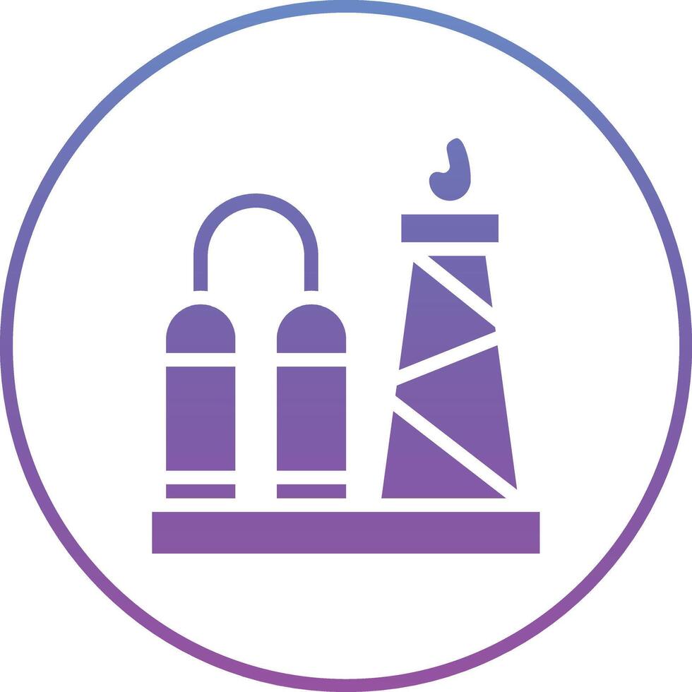 Oil Fire Vector Icon