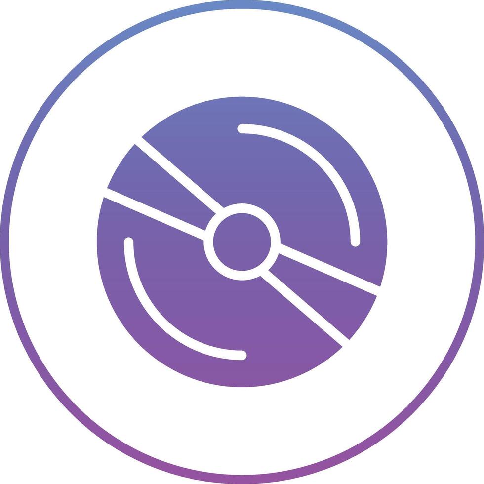 Compact Disk Vector Icon