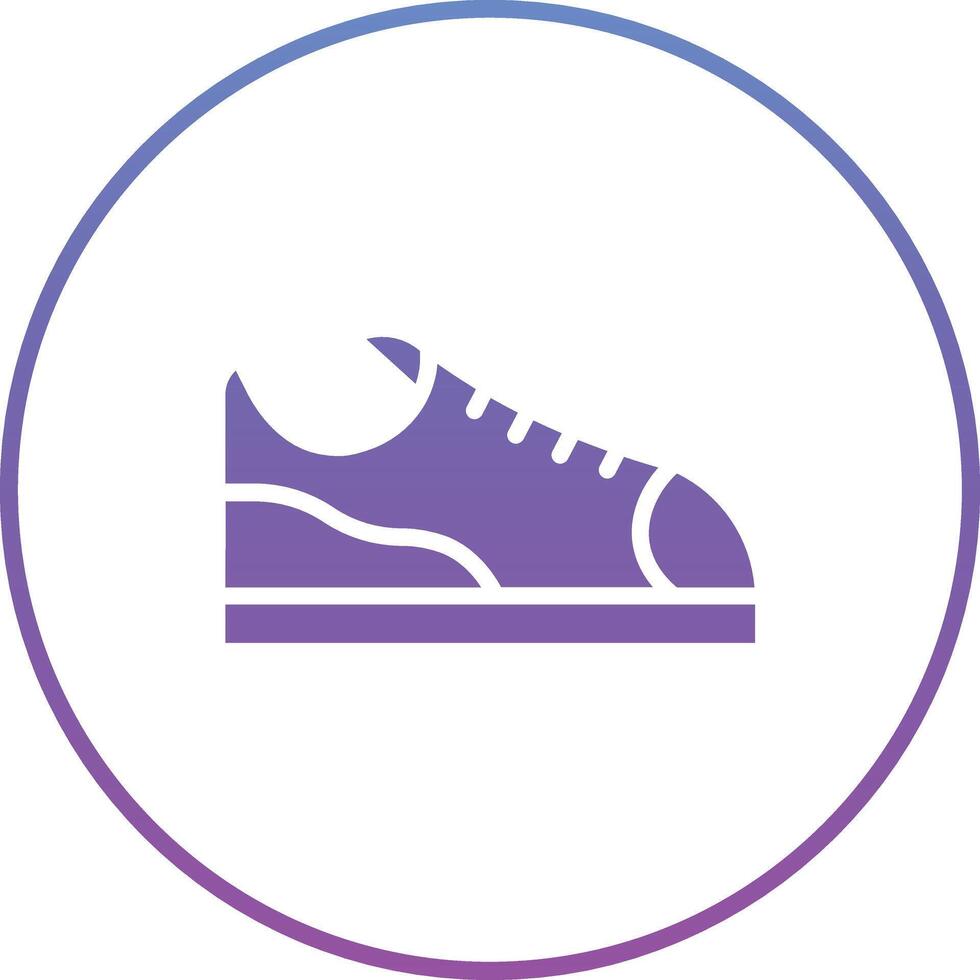 icono de vector de zapatos casuales