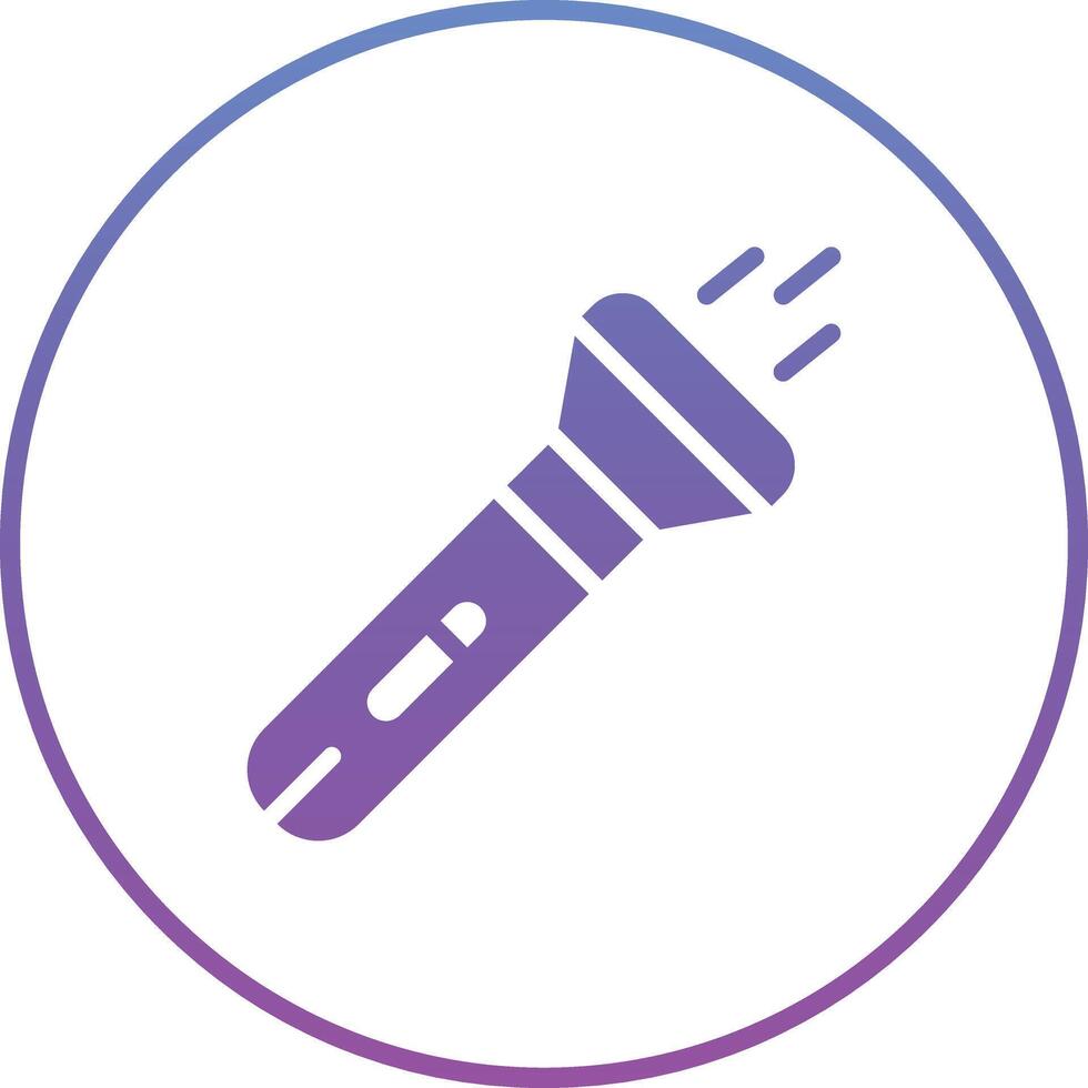 Flashlight Vector Icon