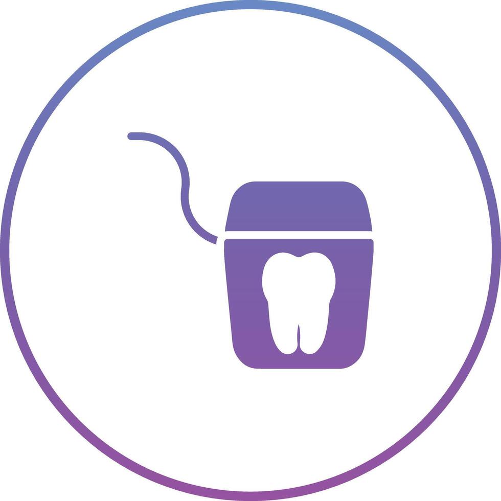 Dental Floss Vector Icon