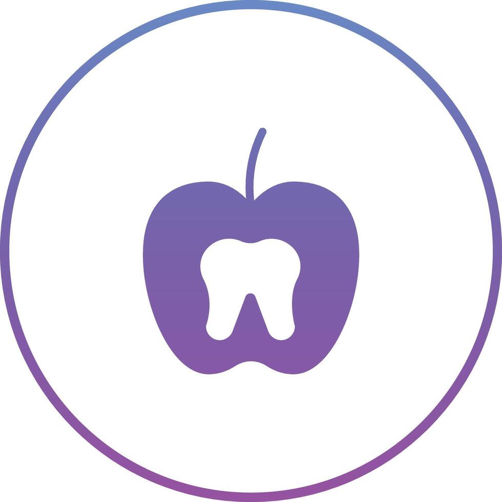 Tooth Nutrition Vector Icon