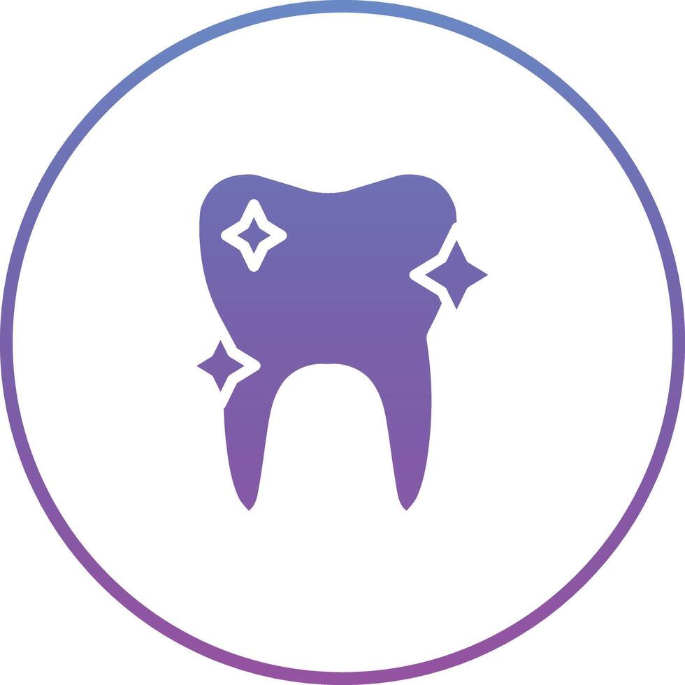 Clean Tooth Vector Icon