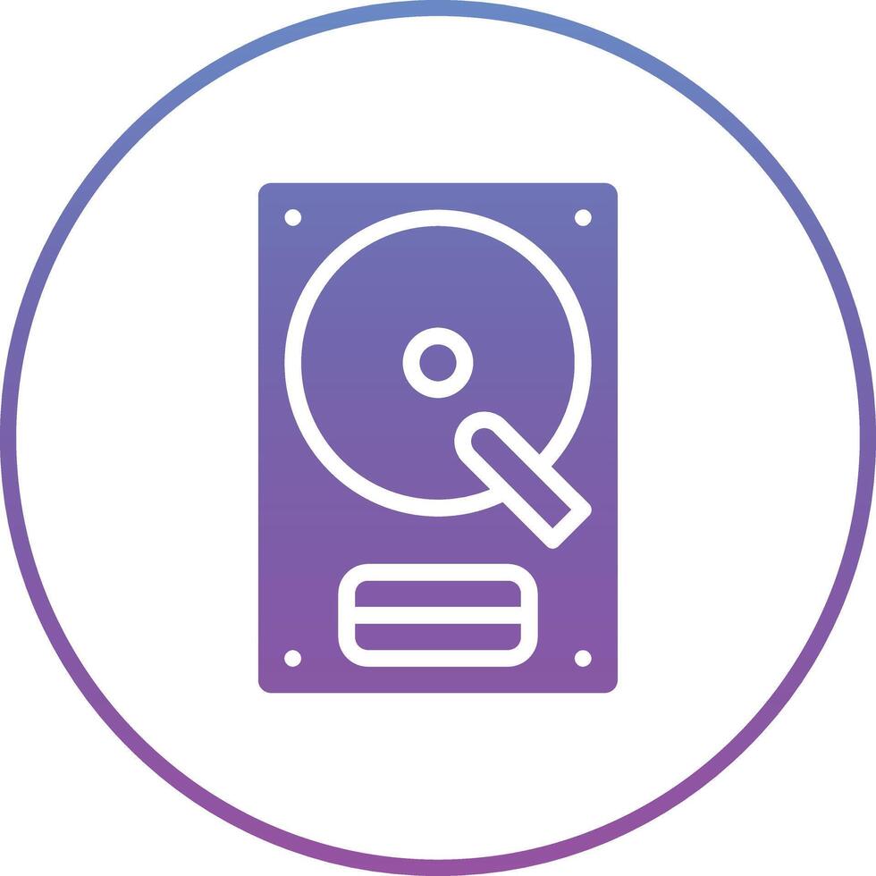 Hard Disk Vector Icon