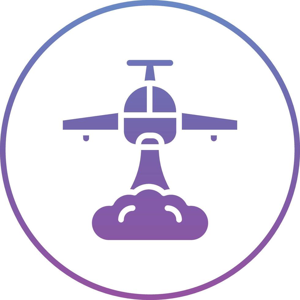 Firefighter Plane Vector Icon