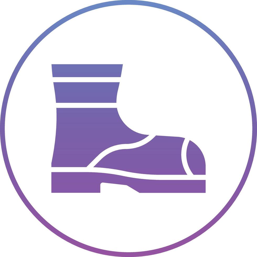 Firefighter Boots Vector Icon