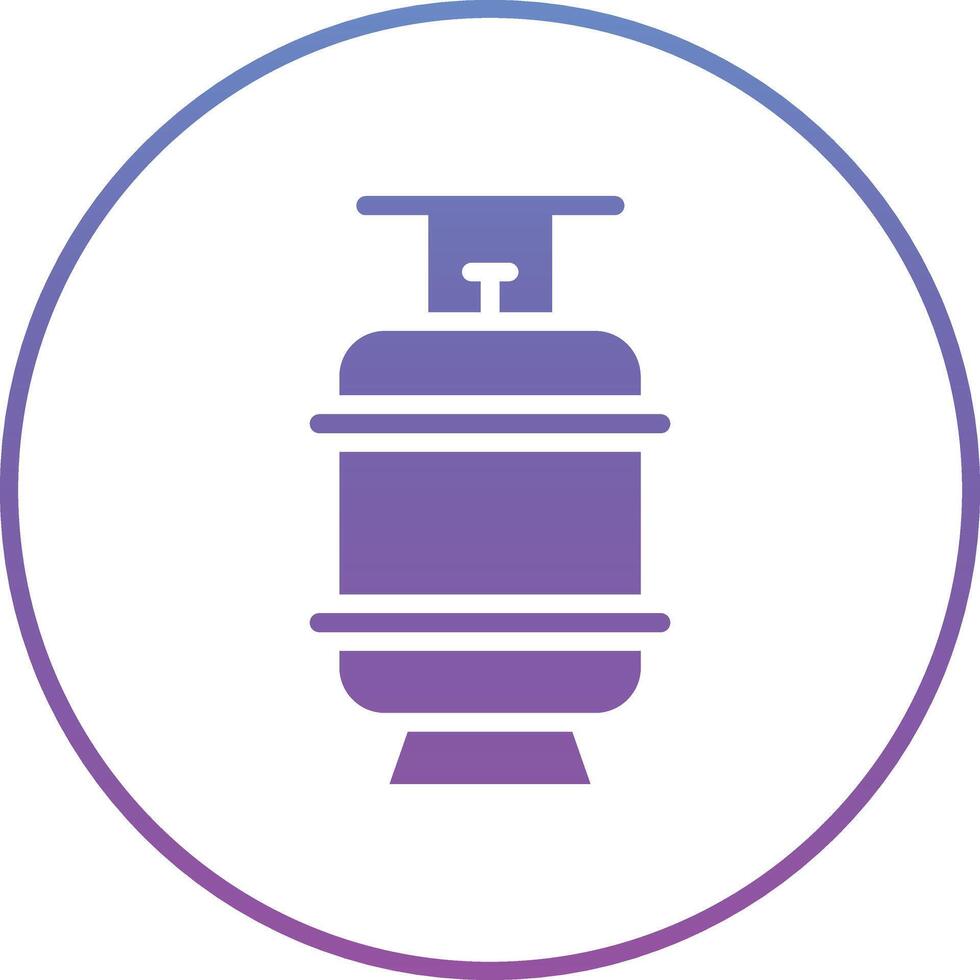 Gas Cylinder Vector Icon