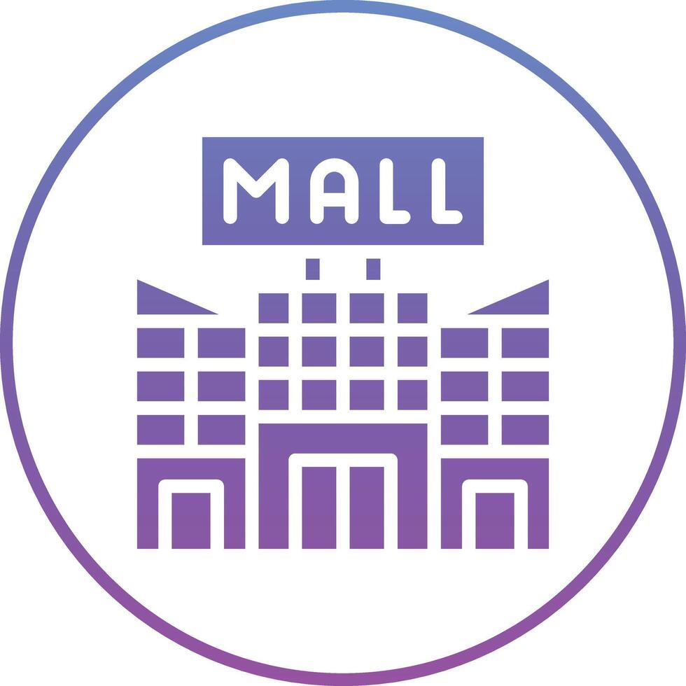 Shopping Mall Vector Icon