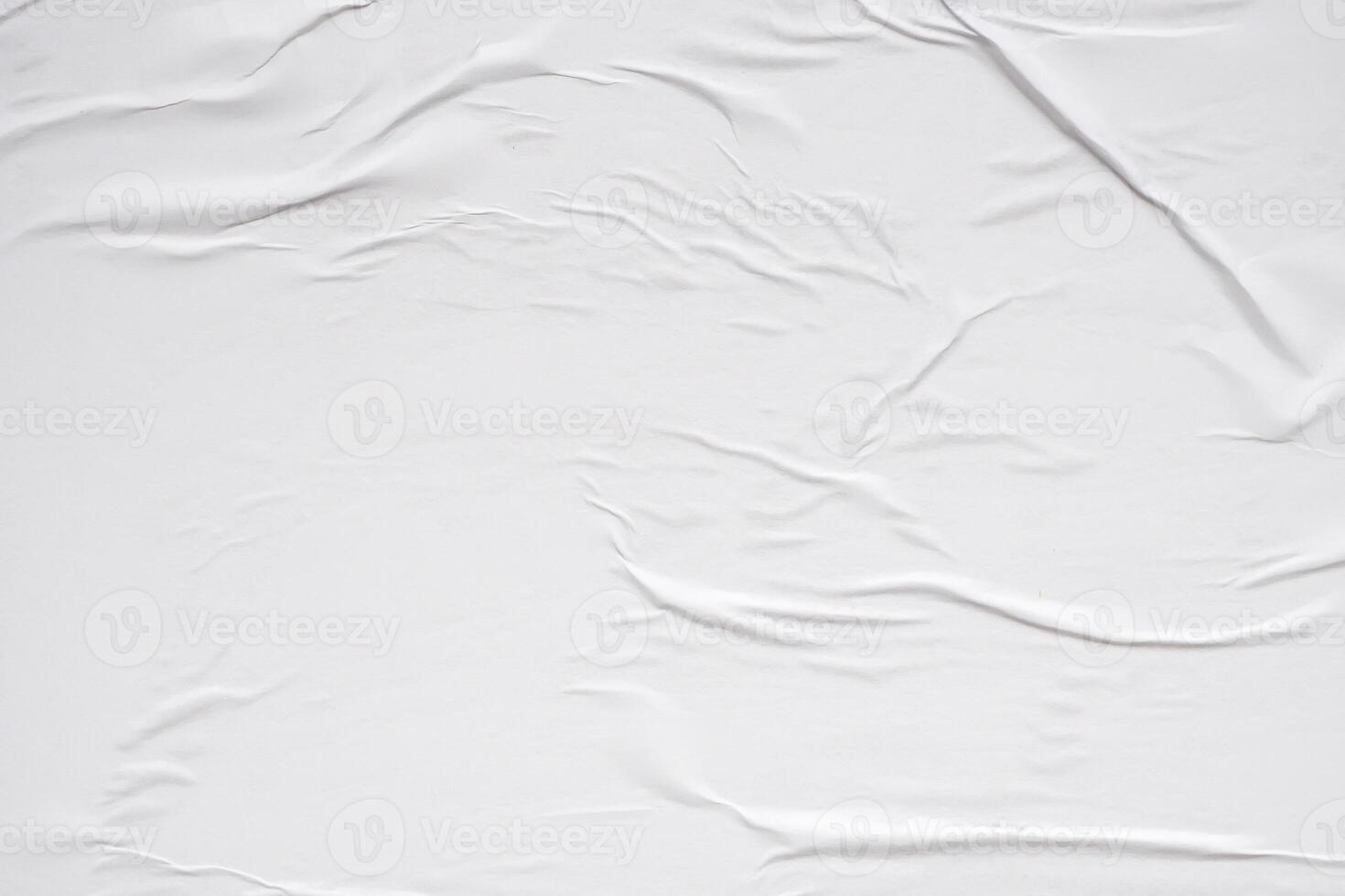 blanco blanco estropeado y arrugado papel póster textura antecedentes foto