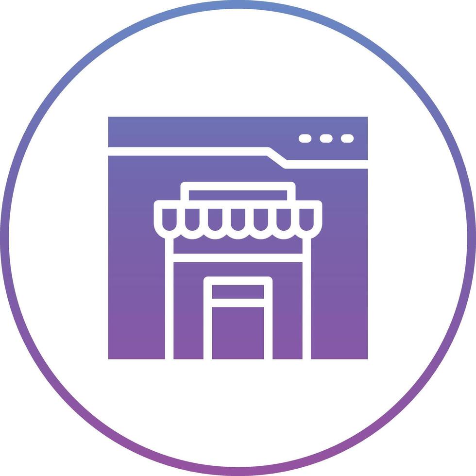 Online Store Vector Icon