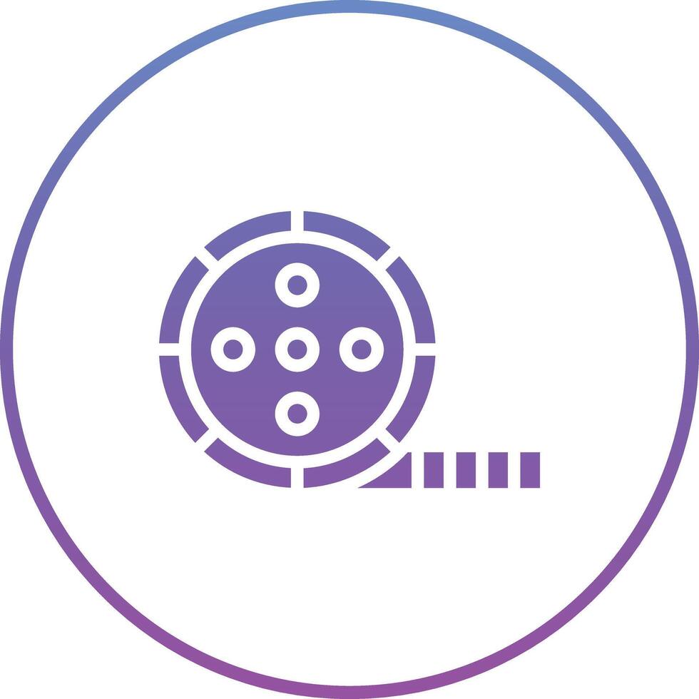 Film Reel Vector Icon