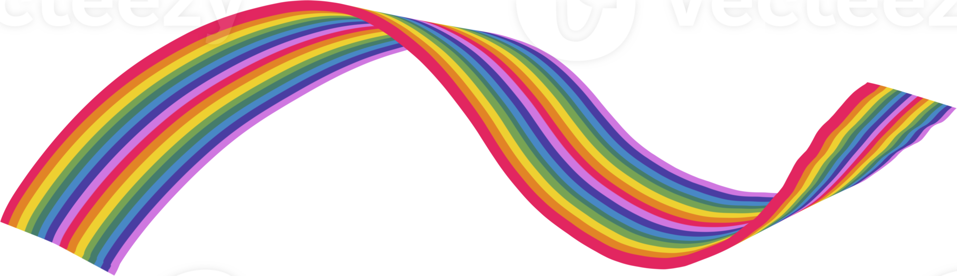 Lgbtq rainbow flag illustration png