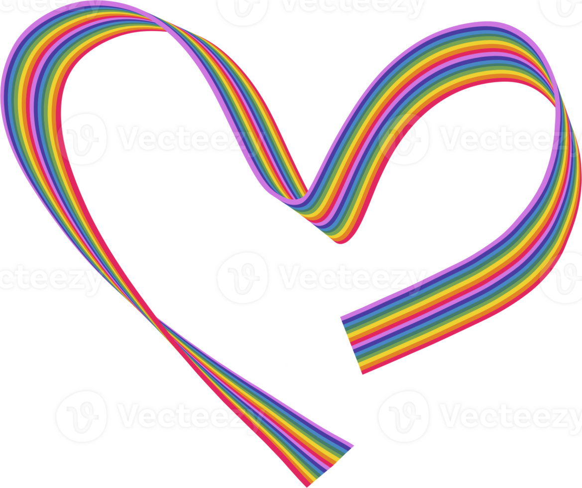 Lgbtq rainbow flag illustration png