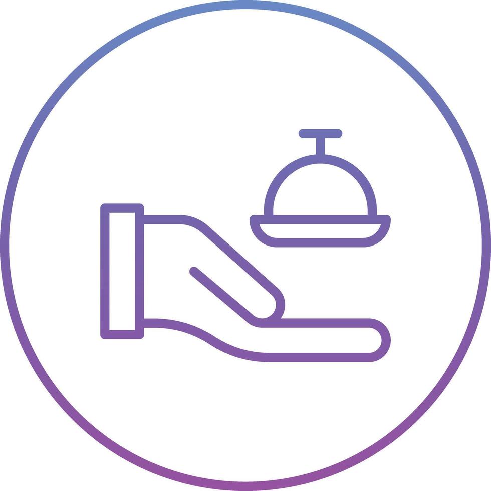 Room Service Vector Icon
