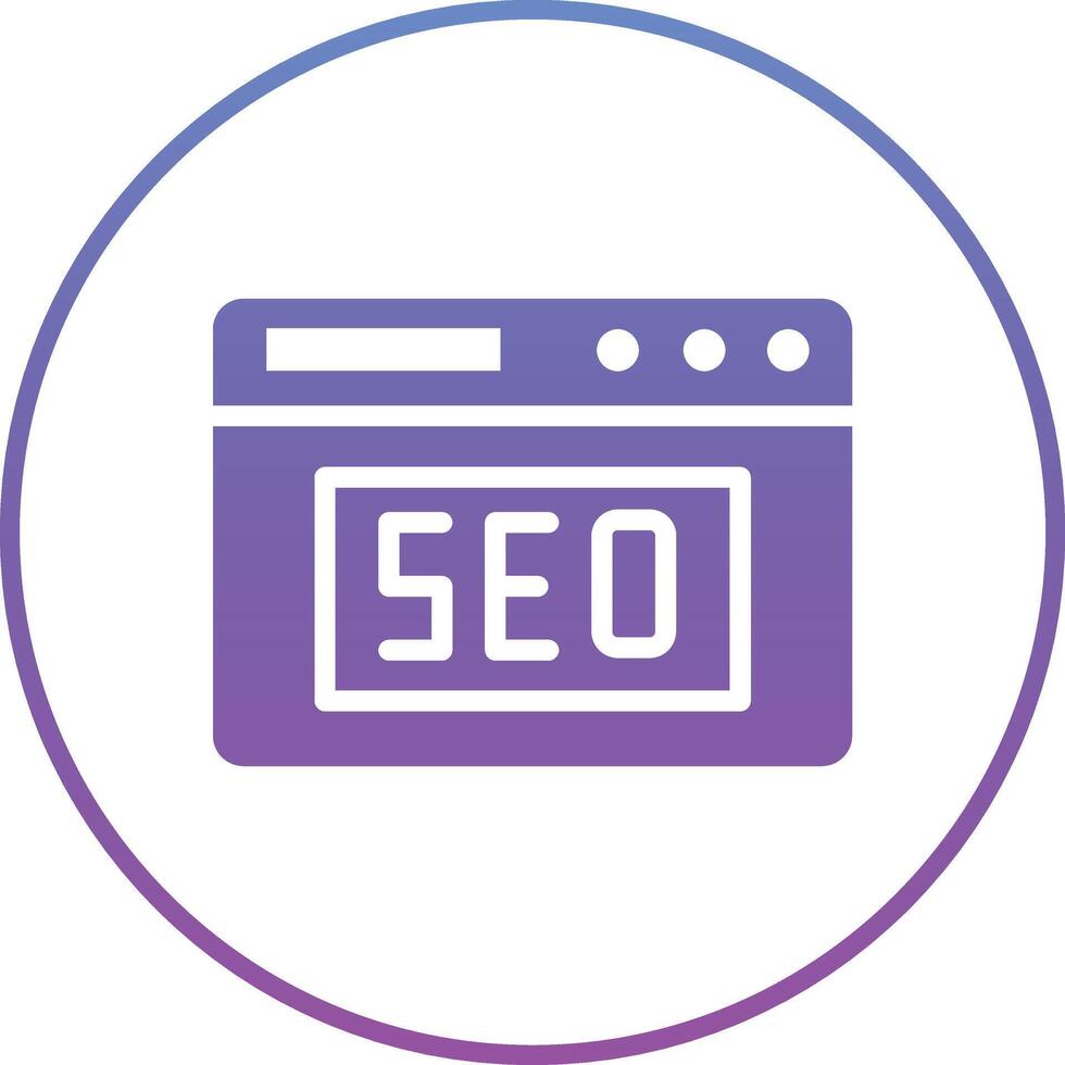 Website SEO Vector Icon