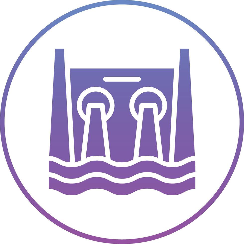 Hydro Power Vector Icon