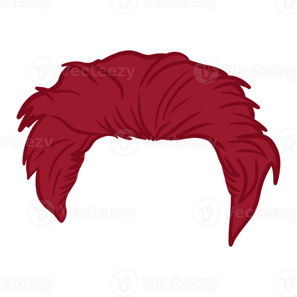 Red Men Hairstyle png