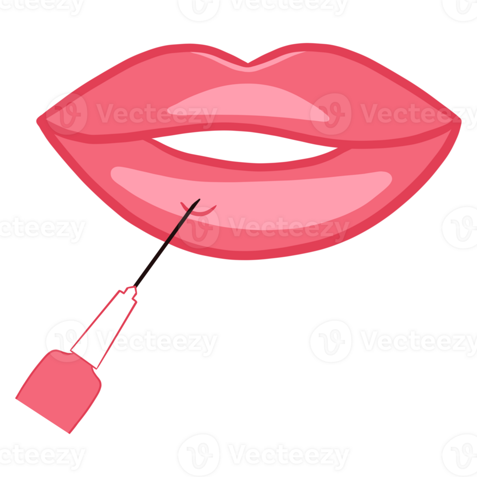 Lips And Syringe png