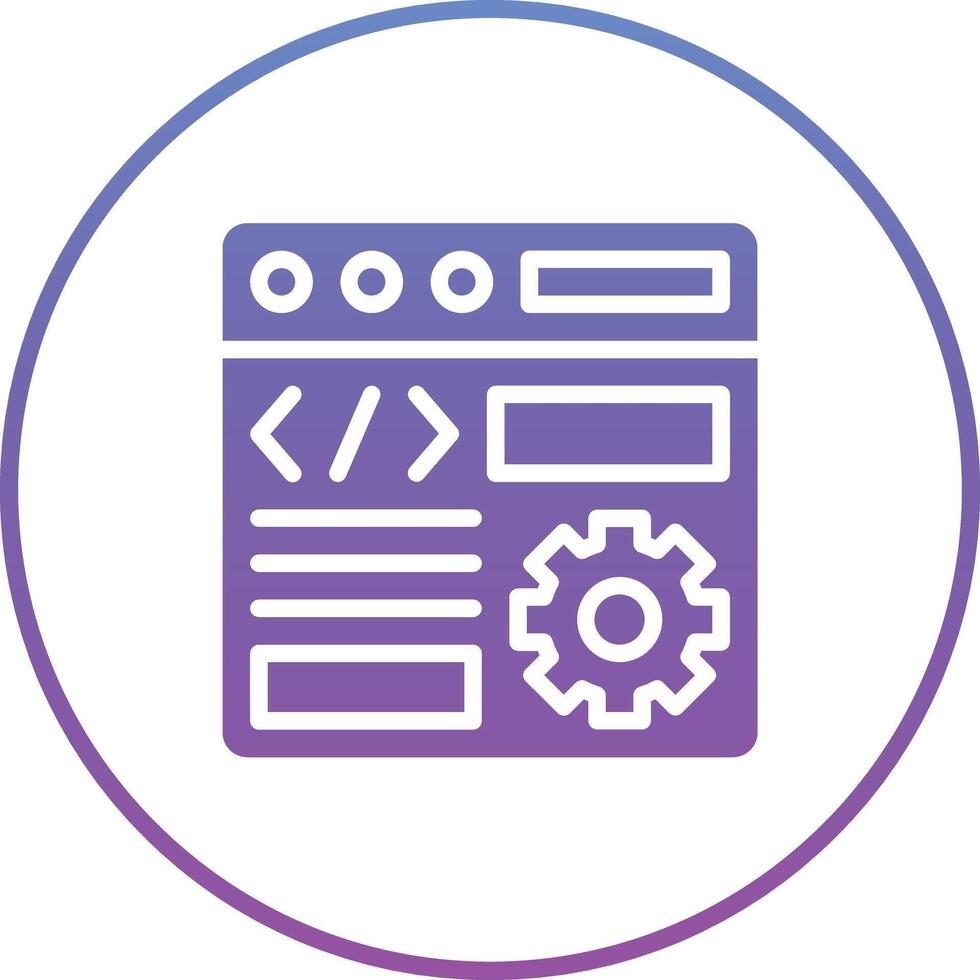 código ajustes vector icono