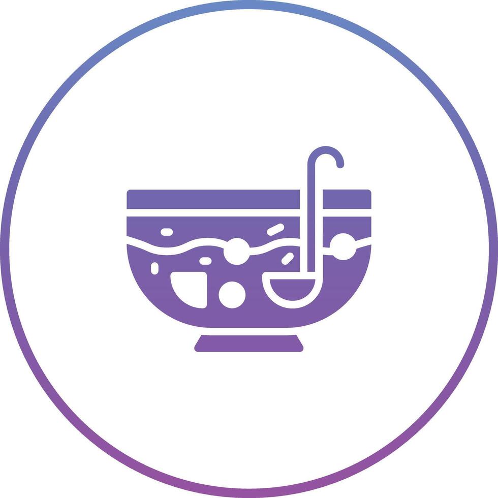 Birthday Punch Vector Icon