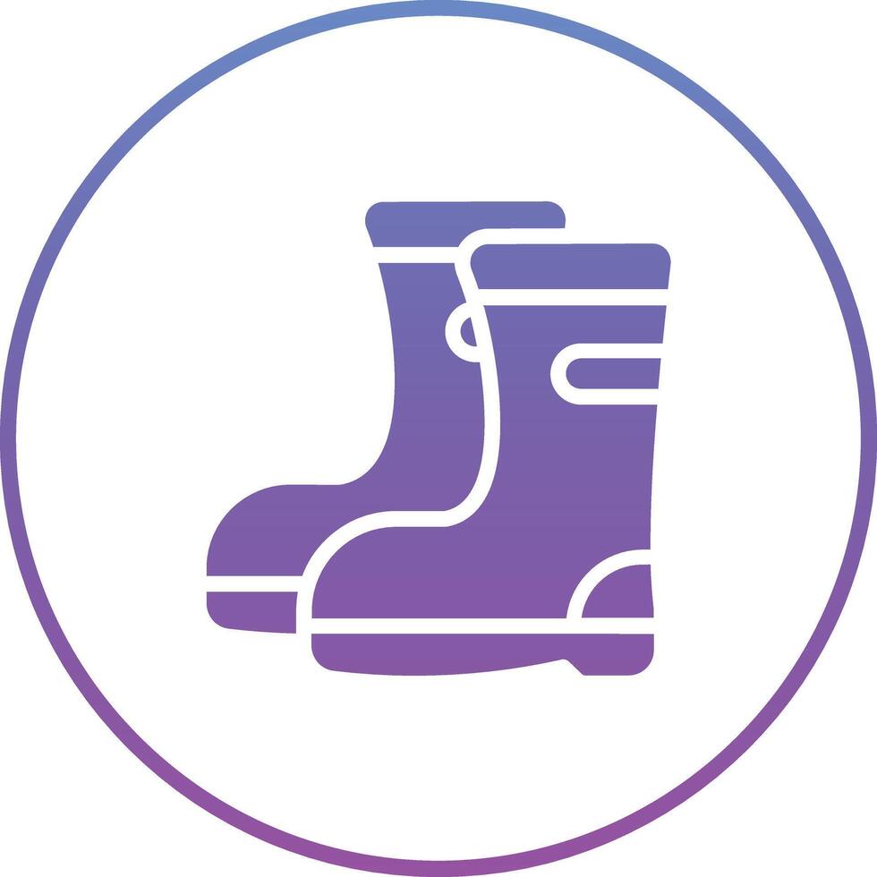 Farming Boots Vector Icon