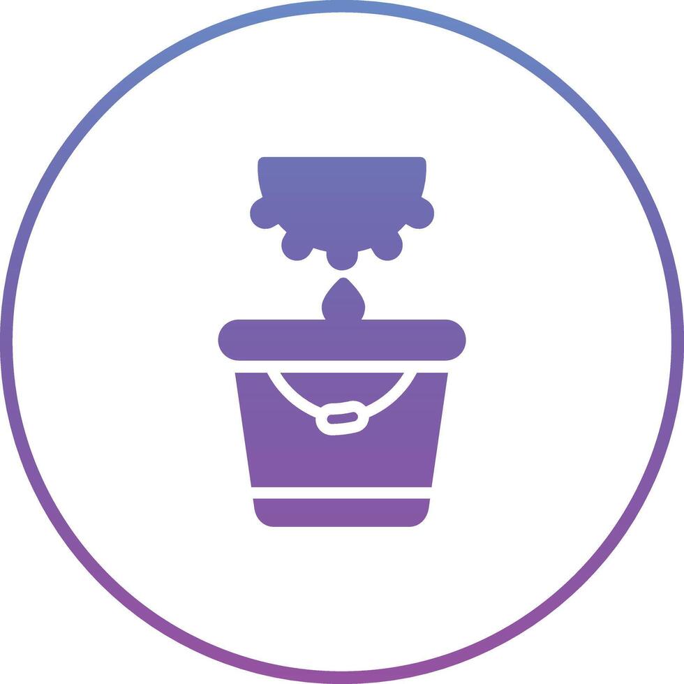 Milk Bucket Vector Icon