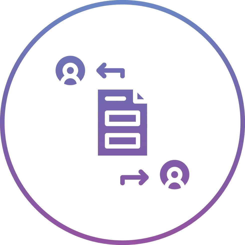 File Sharing Vector Icon