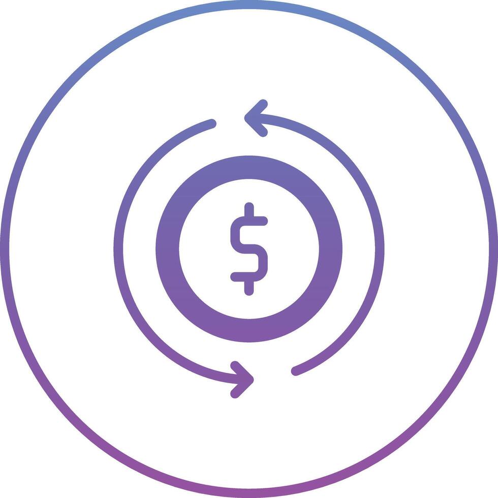 Money Flow Vector Icon