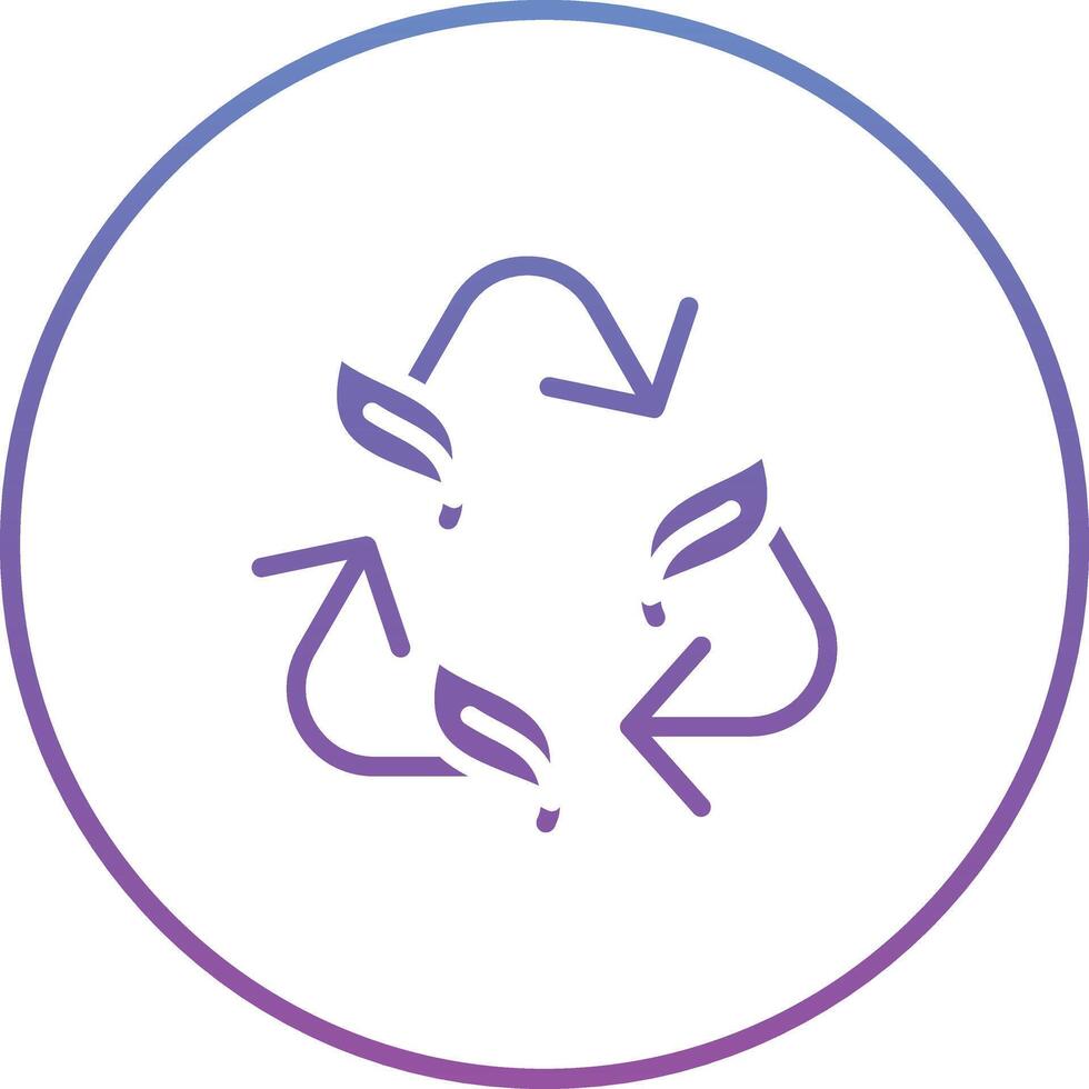 Leaf Recycle Vector Icon