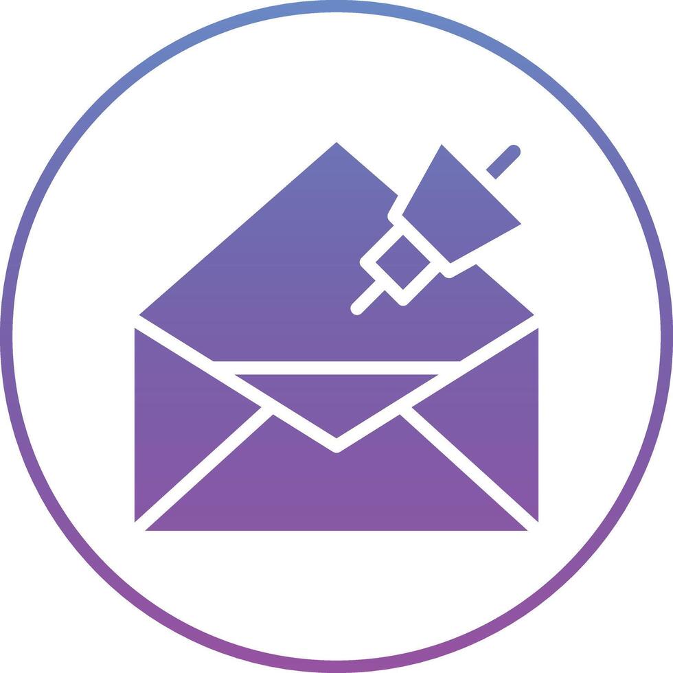 icono de vector de marketing por correo electrónico