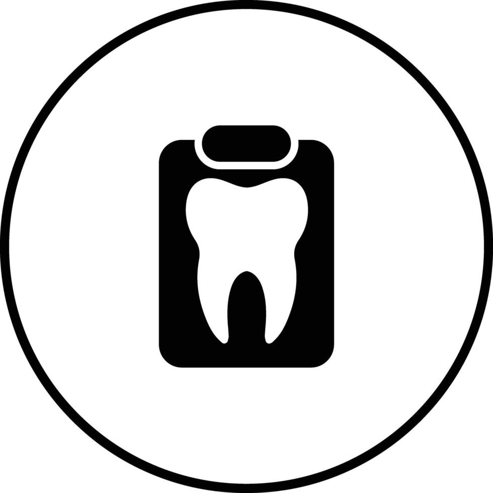 Tooth Analysis Vector Icon