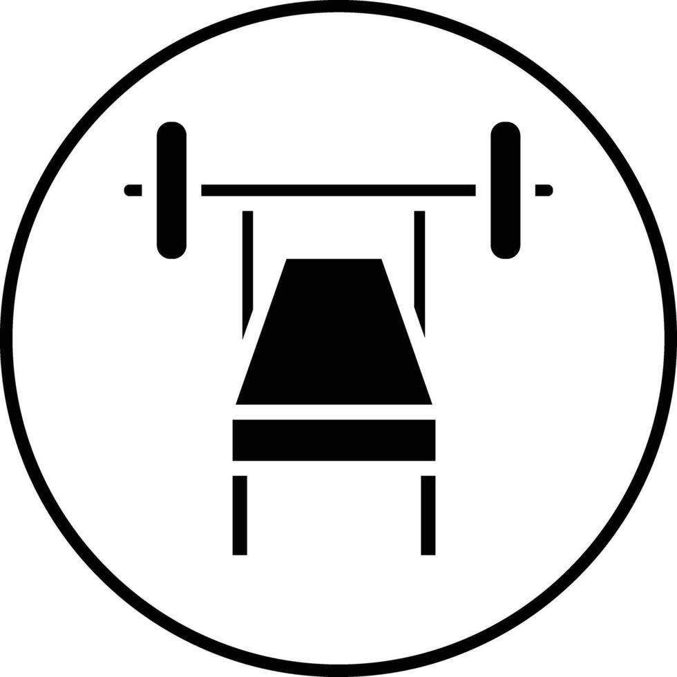 Bench Press Vector Icon